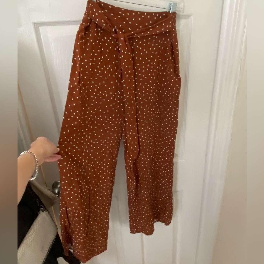 ⭐️ (3 for $30) Orange Polka Dot Pants